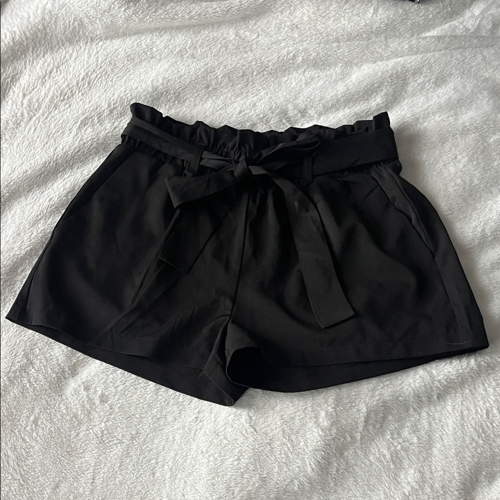 Charlotte Russe Black High Waist Shorts